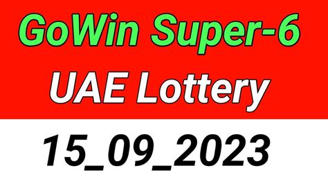 UAE GoWin Super 6 Prediction .
